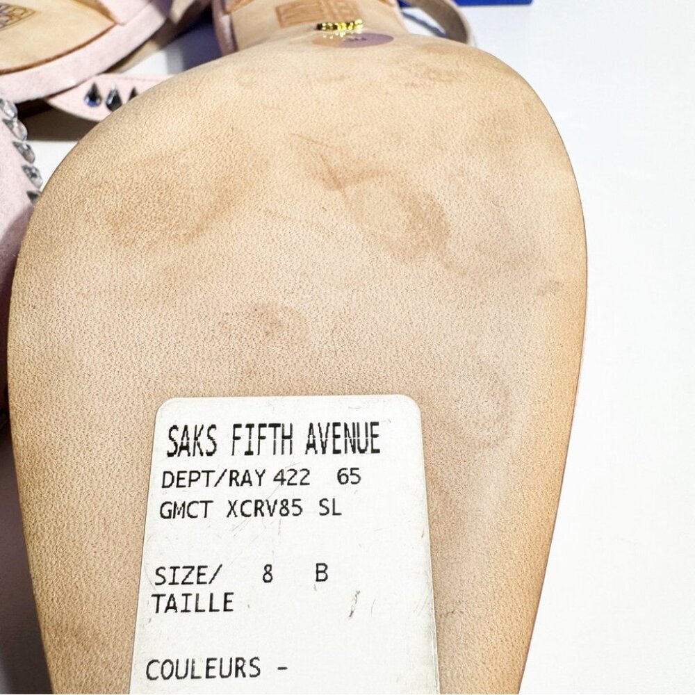 Stuart Weitzman Gemcut XCurve 85 in Suede Ballet Pink size 8 - Picture 6 of 8